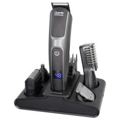 Barbeador Eletrico Quanta QTAPK20 - 12 Em 1 - Recarregavel - Preto e C