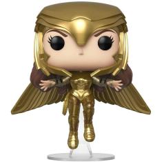 Boneco Funko Pop Heroes Wonder Woman Golden Armor Flying 324