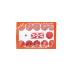 Jogo De Botão Jucrake Acrilico, UN, Verm, Bco