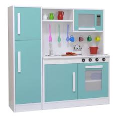 Cozinha Infantil Brinquedo Criança Completa Fogão Geladeira