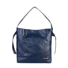 Bolsa sacola de ombro em couro croco Mara-Feminino