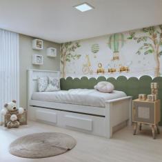 Bicama Infantil 2 Gavetas Athenas Kids - Móveis Lopas