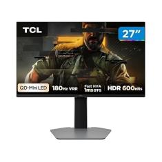 Monitor Gamer TCL 27 Polegadas QLED Mini LED QHD G64 180Hz 1ms (GtG) Freesync HDR 600 nits 27G64