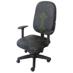 Cadeira Gamer Spectro Efx Braço Regulável Preto / Verde