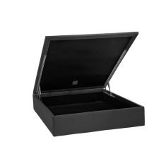 Base para Cama Box Casal Physical l com Baú (39x138x188) Cinza
