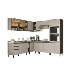 Cozinha Modulada Conect com 11 Peças Duna/cristal - Henn