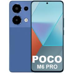 Smartphone Xiaomi Poco M6 Pro 4G 256GB 8GB - Global e Desbloqueado - Azul