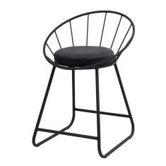 Banqueta Área Gourmet Cozinha Churrasqueira Sunset Baixa Preto/Preto