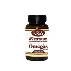 Oleo de avestruz 120caps 1.000mg  strut omega 3 6 7 9 - Genuinamente S