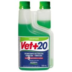 Desinfetante Concentrado Bactericida VET+20 Herbal 500ml