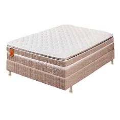 Cama Box Viúva (Box + Colchão) 128x188x73 Prorelax Látex Soft Gel Euro