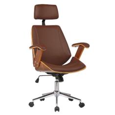 Cadeira De Escritório Lisboa - Marrom