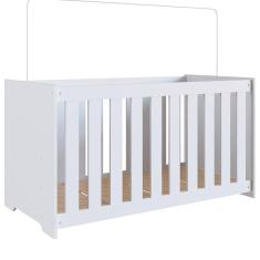 Berço Com Mosquiteiro La001 Branco Comm Branco
