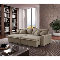 Sofá Montreal Veludo 2 Módulos De 100m B25cm Meu Sofá Online B002 Veludo Capuccino