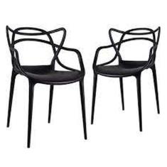 Kit 2 Cadeiras Allegra Preta