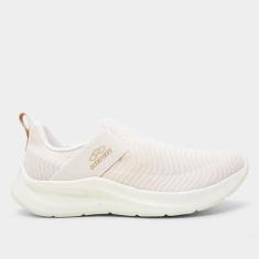 Tênis Olympikus Flutua Feminino, Bege, Dourado, 39