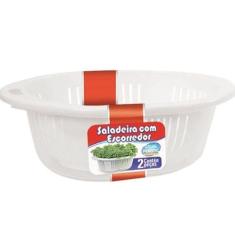 Saladeira Com Escorredor 3 L 204 Usual - Usual Utilidades