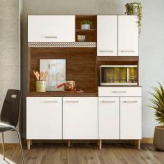 Armario Cozinha 7 Portas e 1 Gaveta Yara