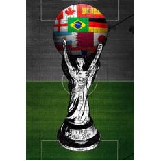 Quebra-cabeça Exclusivo Copa do Mundo Taça do Mundial 120 peças - Reid