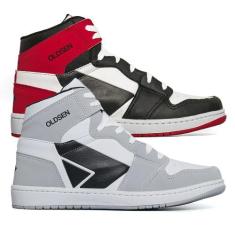 Kit 2 tenis masculino Botinha involved tendencia moda street urban con