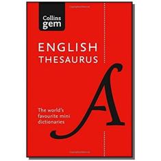 Collins Gem English Thesaurus - 08 Ed