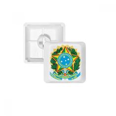 Brisil National Emblem Country Teclado Mecânico PBT Kit de Atualização para Jogos