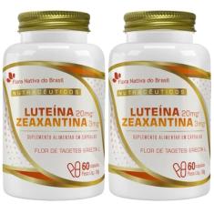 Kit 2x Luteína & Zeaxantina 60 cápsulas - Flora Nativa