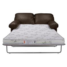 Sofá-cama Herval Bembolado Mh 1456, 3 lugares, Café Corano