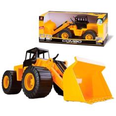 Trator De Brinquedo Mini Escavadeira Articulada Veículo Grande de Construção