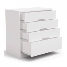 Cômoda com 4 Gavetas S824 Gold Kappesberg Branco