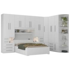 Dormitório De Casal Sem Cama 1222S Branco