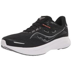 Saucony Tênis masculino Guide 16, Preto/branco, 8