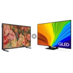 Samsung Smart Big TV 75" QLED 4K 75Q70D 2024 + Smart TV 32” QLED The Frame 32LS03C 75