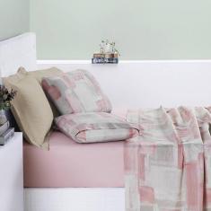 Jogo de Cama Cotton Select Queen 04 Peças - Quadri - Bia Enxovais