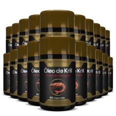 20x óleo de krill 60caps 750mg hf suplements - HF SUPLEMENTOS