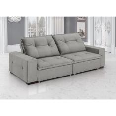 Sofá Aquarius - Retrátil / Reclinável 220 Cm- Linho