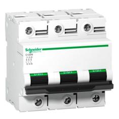 Mini Disjuntor 3 Polos 100A 10kA Schneider, Branco