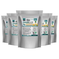 Kit 5 Magneclor Cloreto De Magnésio P.A Unilife 1Kg