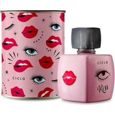 Perfume Feminino Kiss Deo Colonia 100ml Lata Ciclo Cosméticos