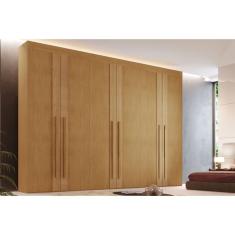Guarda Roupa 6 Portas E 6 Gavetas Lucca Premium Naturale - Rufato