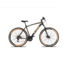 Bicicleta Aro 29 Ksw Xlt Alumínio 27v K7 Freio a Disco Mecânico Suspensão Dianteira Pneus Faixa Bege-Unissex