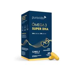 Ômega 3 Super Dha Pura Vida 60 Cápsulas