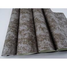 Papel de Parede Lavável - Chumbo com Cinza - Rolo com 10m x 53cm - LMS-PPY-120907