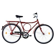 Bicicleta Houston Super Forte CP Contra Pedal Vermelha Aro 26 SF26C1M