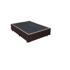 Base Box Viuvão Linhão Marrom 128Cm de Largura