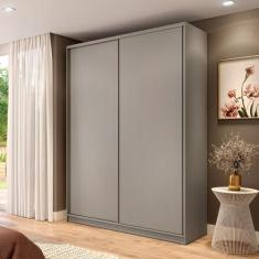 Guarda Roupa Solteiro 174cm com 2 Portas de Correr 100% MDF - Casa Lar