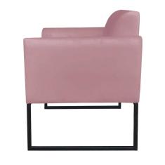 Kit 02 Poltronas Marisa Rose Base Preto