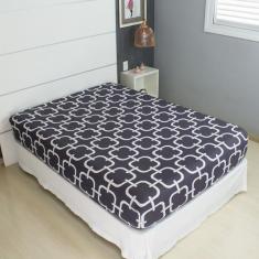 Lençol Avulso Queen Estampado COZZILAR - Malha 100% Algodão com Elásti