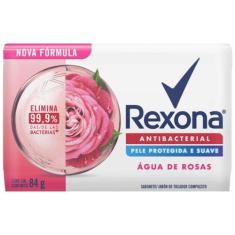 Sabonete em Barra Rexona Antibacterial Água de Rosas 84g, 1, 84g
