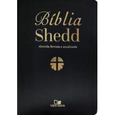 Bíblia Shedd - Couro Bonded Preta - Vida Nova, 3